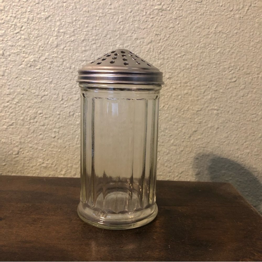 Vintage Glass Parmesan Shaker